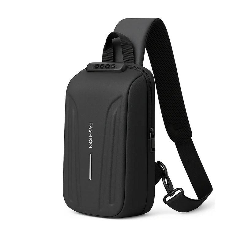 GENERICO - Bolso Cubierta Dura Pechero Para Hombre Con Clave