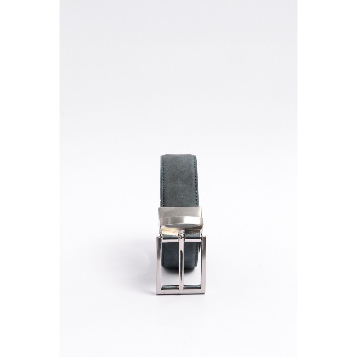 KOAJ - KOAJ Cinturón reversible azul intenso con hebilla metálica Hombre