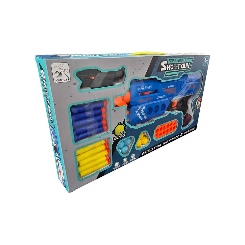 GENERICO - Pistola Lanza Dardos - Pelotas Nerf Juguete Niños Con Mira