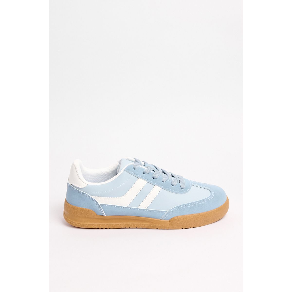 KOAJ - KOAJ Tenis estilo urbano, negro y blanco con piezas en contr Mujer