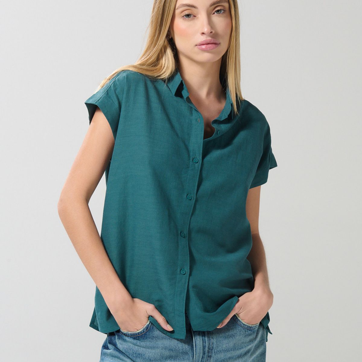 KOAJ - KOAJ BLUSA CAMISERA HOMBRO RODADO Mujer