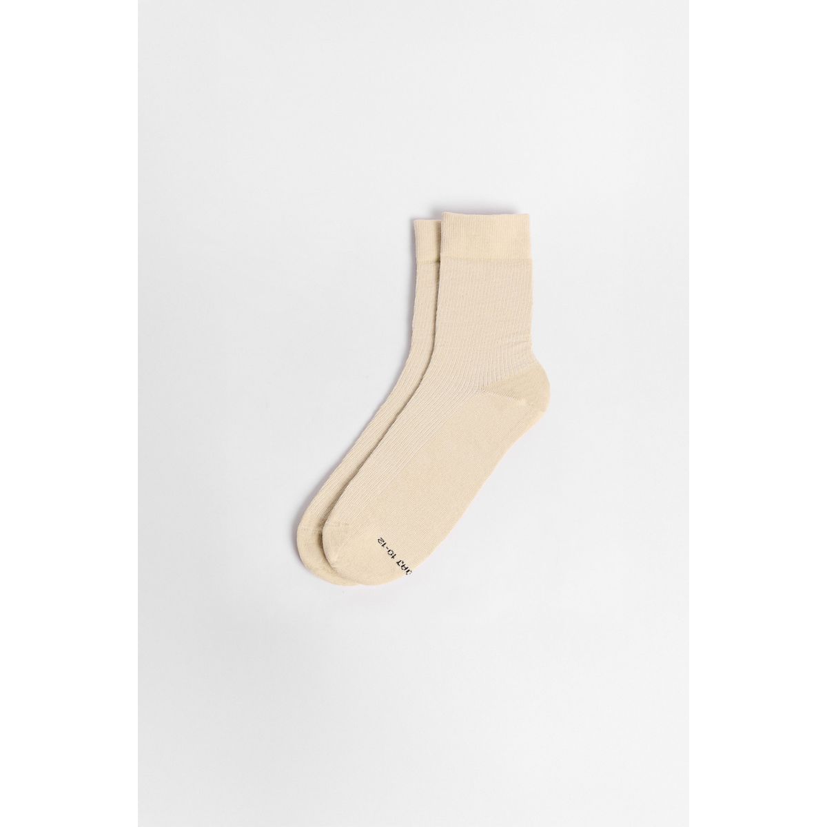 KOAJ - KOAJ Medias largas unicolores con elástico y texturas de can Hombre