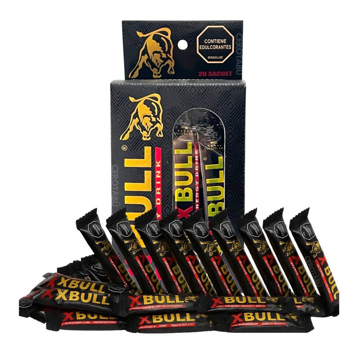 GENERICO - Energizante Natural Masculino Xbull X20 Sachet