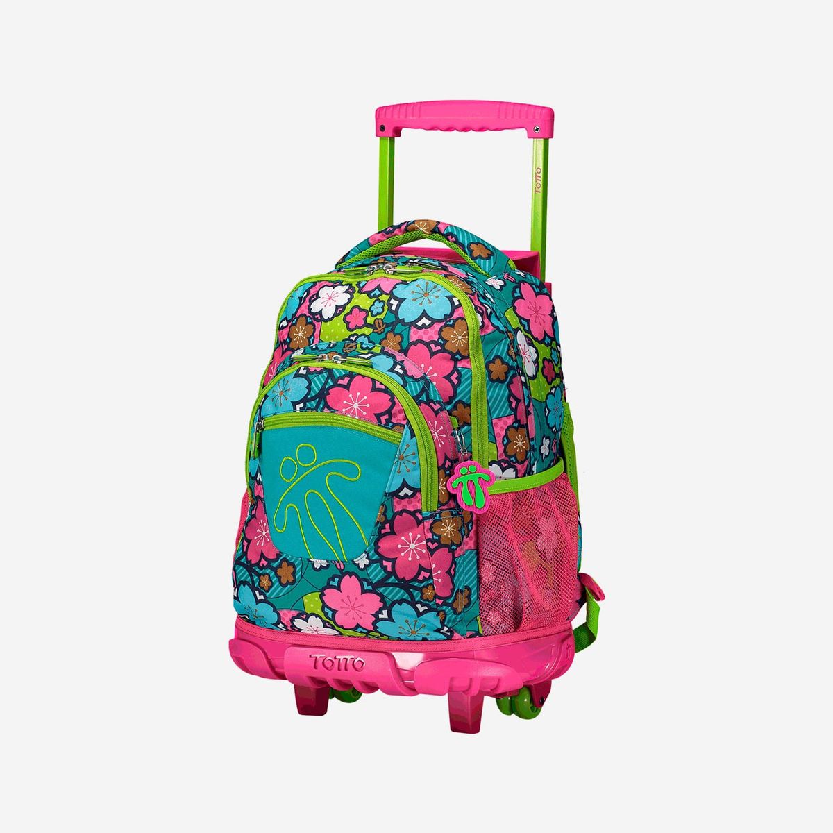 TOTTO - Morral Con Ruedas Rosado Totto Renglon