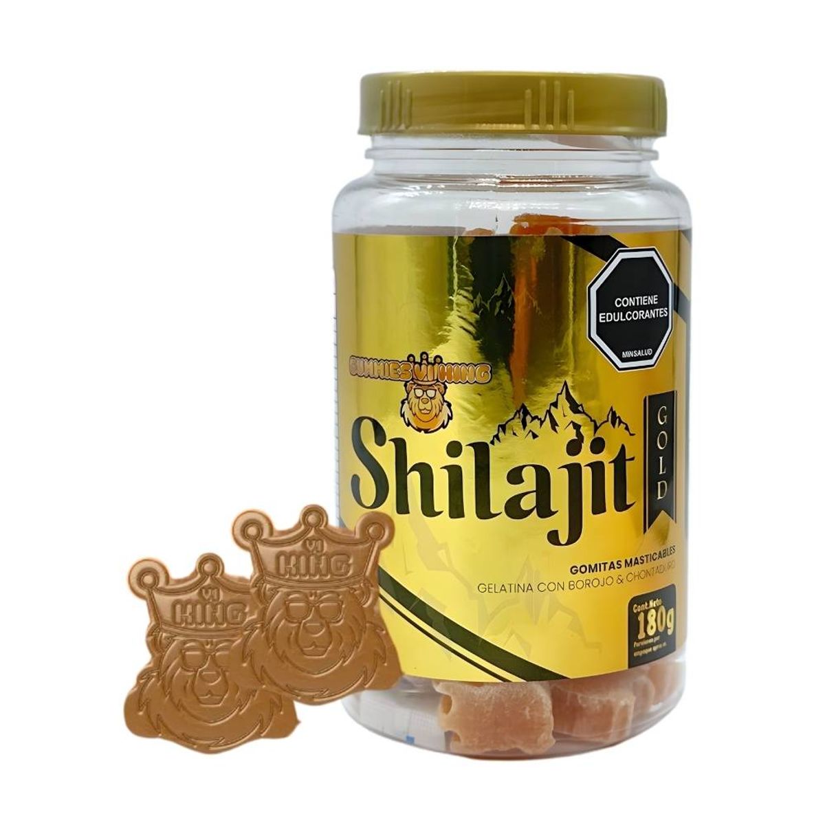 GENERICO - Energizante Con Extractos Naturales Masculino Shilajit En Gomas