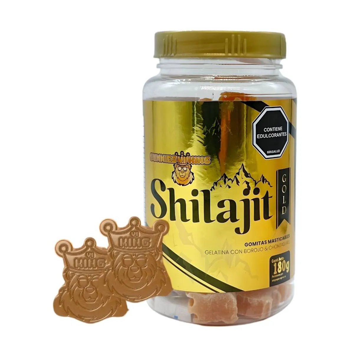 GENERICO - Energizante Con Extractos Naturales Masculino Shilajit En Gomas