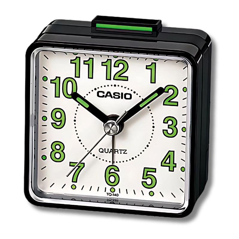 CASIO - Reloj De Mesa Despertador Modelo TQ-140-1B