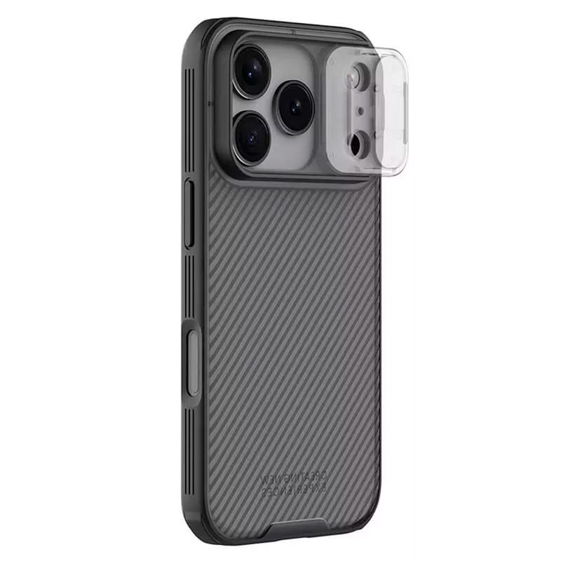 NILLKIN - Estuche Nillkin CamShield compatible con iPhone 17 Pro Humo Matte