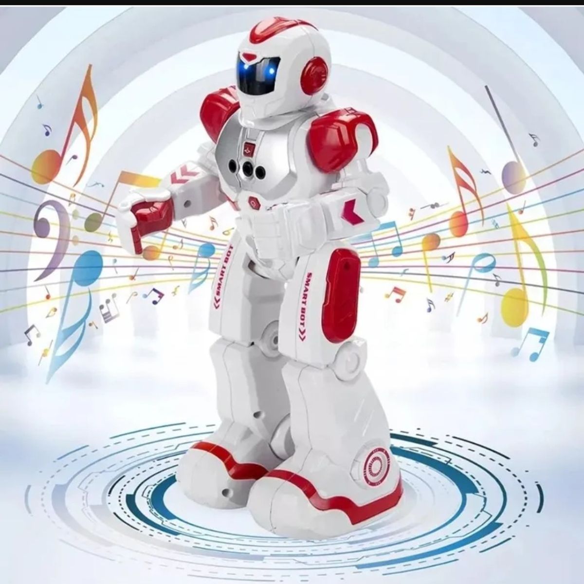 GENERICO - Robot inteligente con sensor de movimiento Rojo