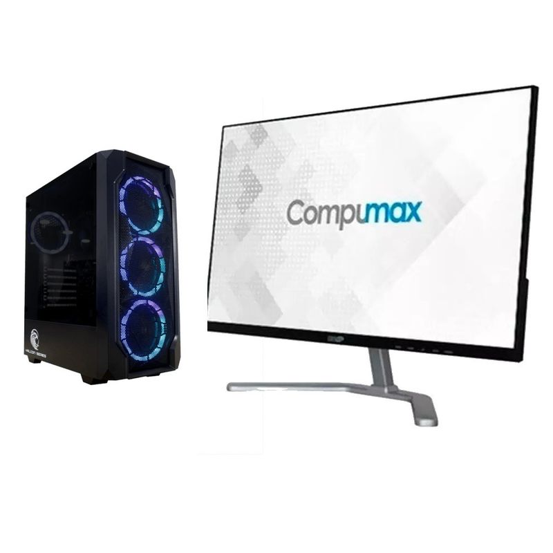 COMPUMAX - PC Gamer i7-12700 16GB RAM 500GB SSD + Monitor LG 24” + Teclado y Mouse