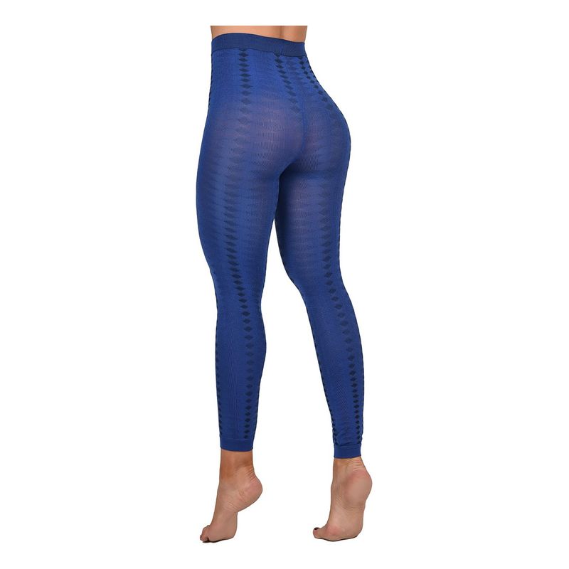 RITCHI - Leggins Ritchi Ajuste Perfecto con Transparencia Media Diseño en Rombos