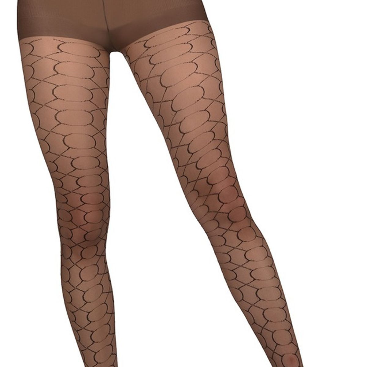 RITCHI - Media Velada para Mujer Ritchi Diseño Rombos Elegancia y Durabilidad