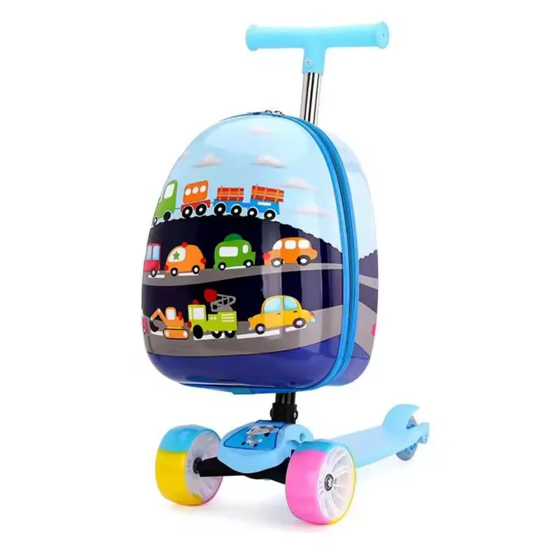 GENERICO - Patineta Scooter Maleta Plegable 3 Ruedas Niños