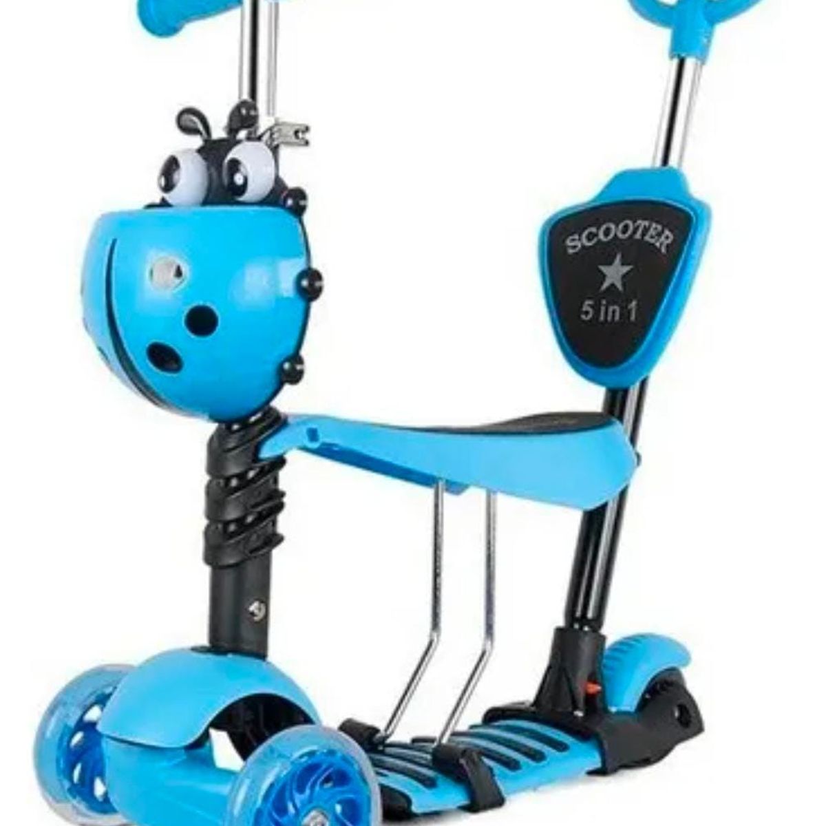 GENERICO - Patineta Mariquita  Para Niños 5-en-1 Luces LED
