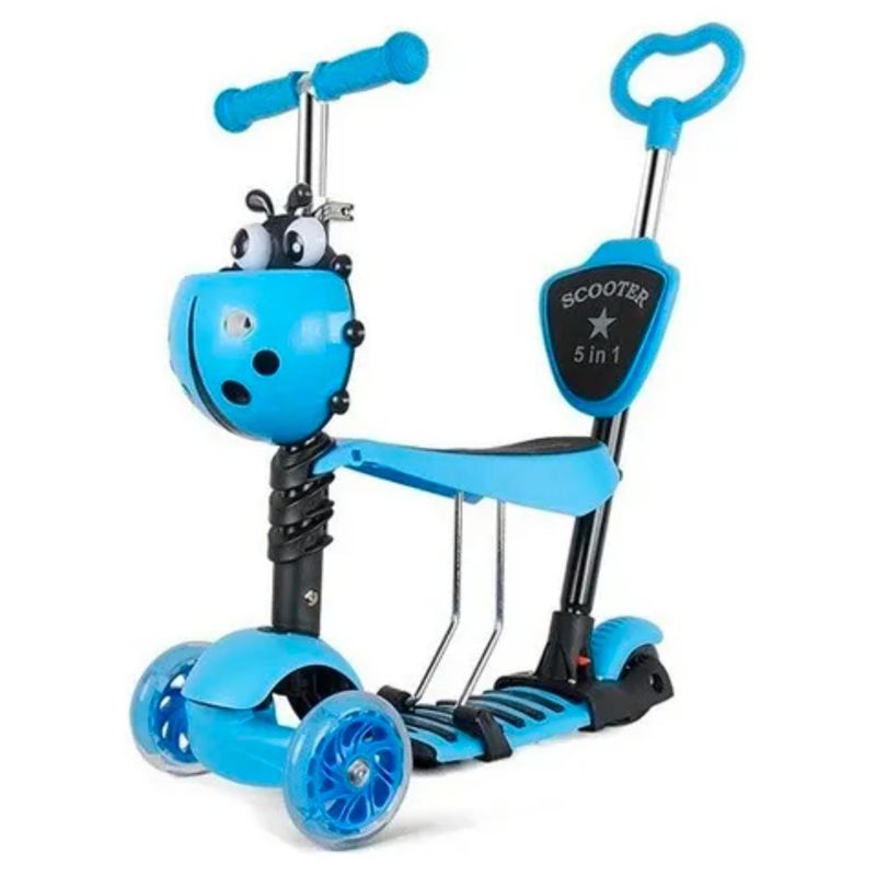 GENERICO - Patineta Mariquita  Para Niños 5-en-1 Luces LED
