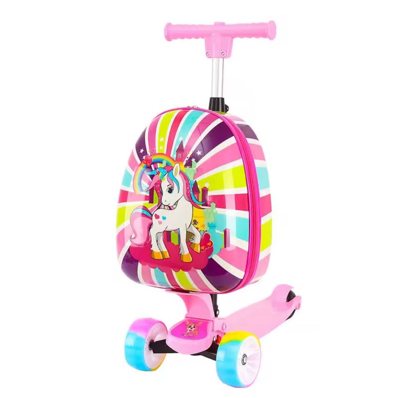 GENERICO - Patineta Scooter Maleta Plegable 3 Ruedas Niñas