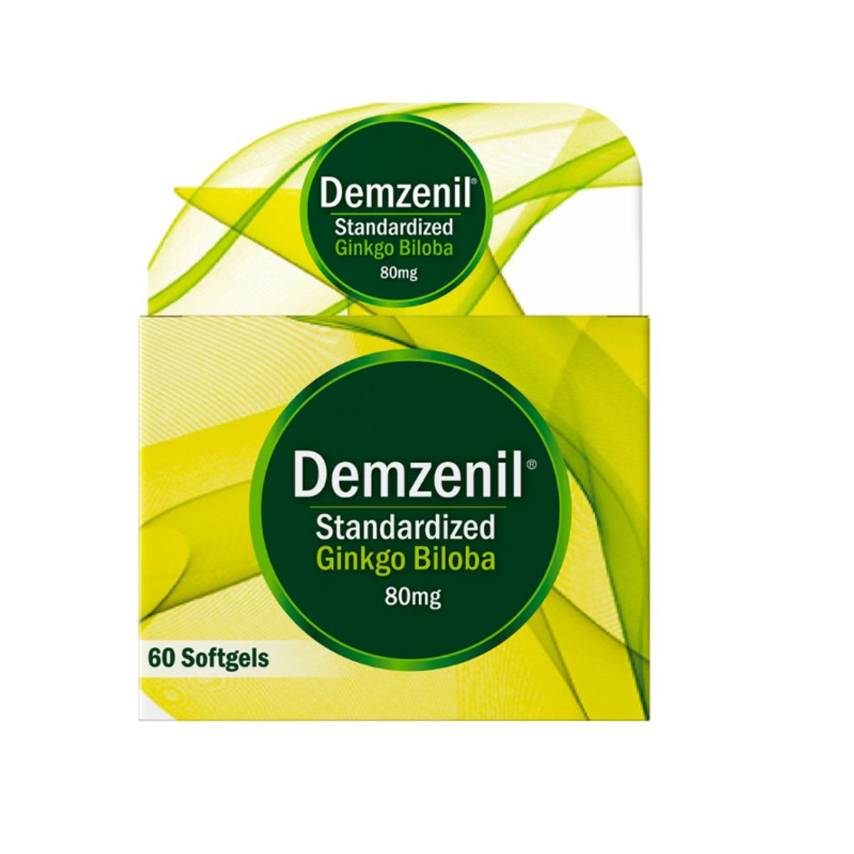 HEALTHY AMERICA - GINKGO BILOBA 80 MG X 60 CAPSULAS BLANDAS/ DEMZENIL