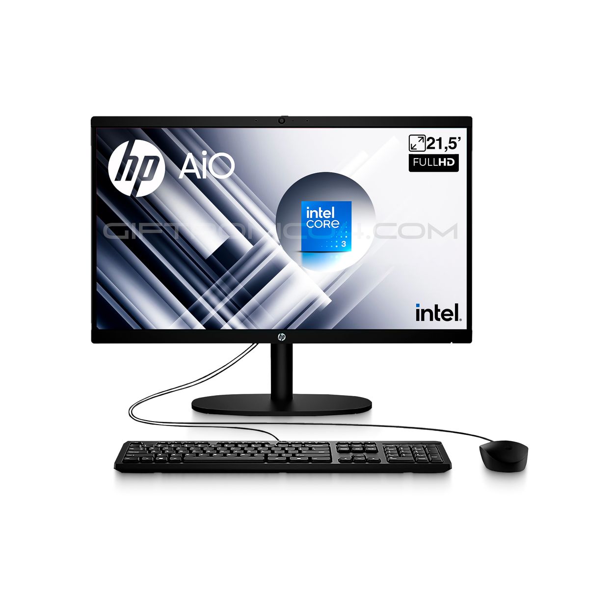 HP - Computador All-in-One HP 22-dg0010la i3-N300 16GB Ram 512GB SSD  Pantalla Full HD