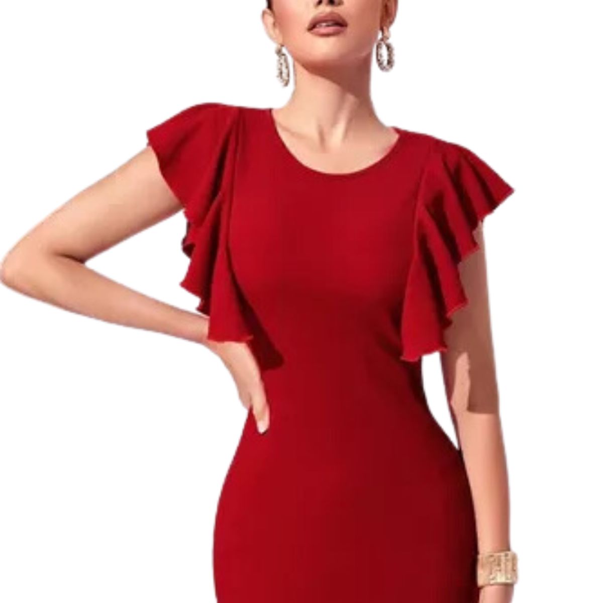 NEGRELI - VESTIDO DE MUJER CEÑIDO DISEÑO UNICO