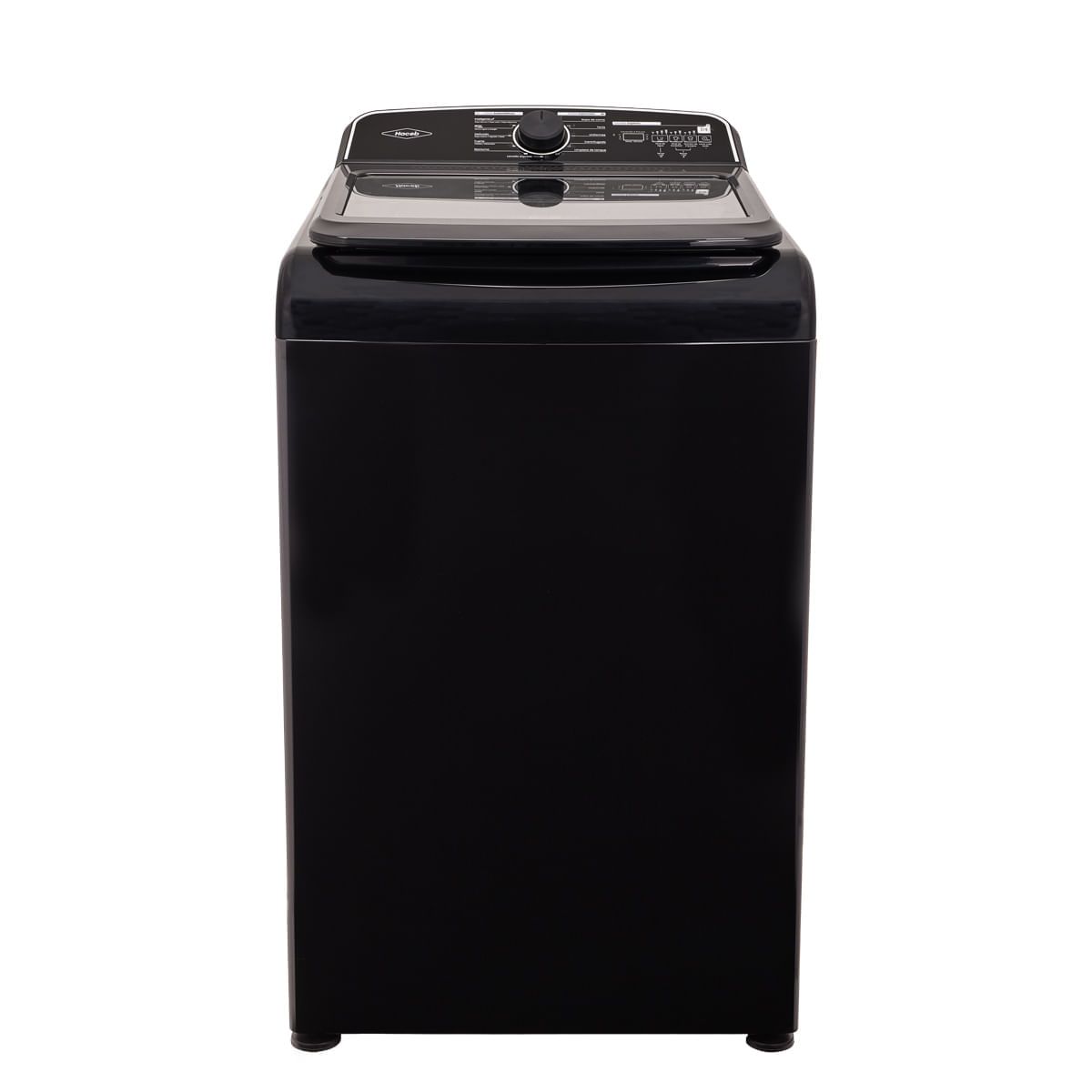HACEB - Lavadora Haceb carga superior 18 Kg con perilla negra