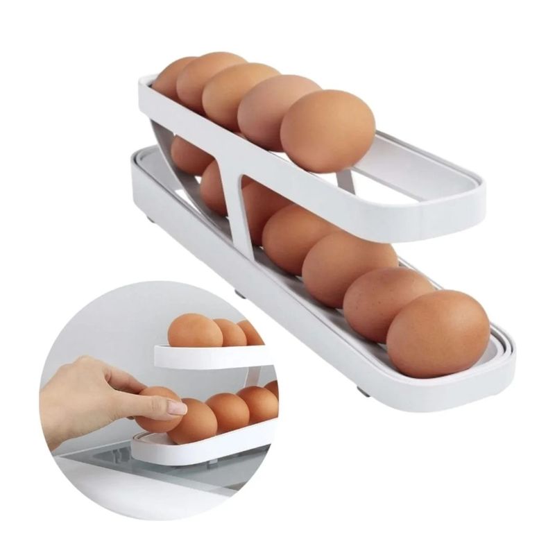 GENERICO - Organizador De Huevos Con Diseño Practico
