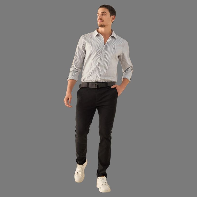 ESPRIT - Esprit Pantalón para Hombre Slim Fit con Cinturón
