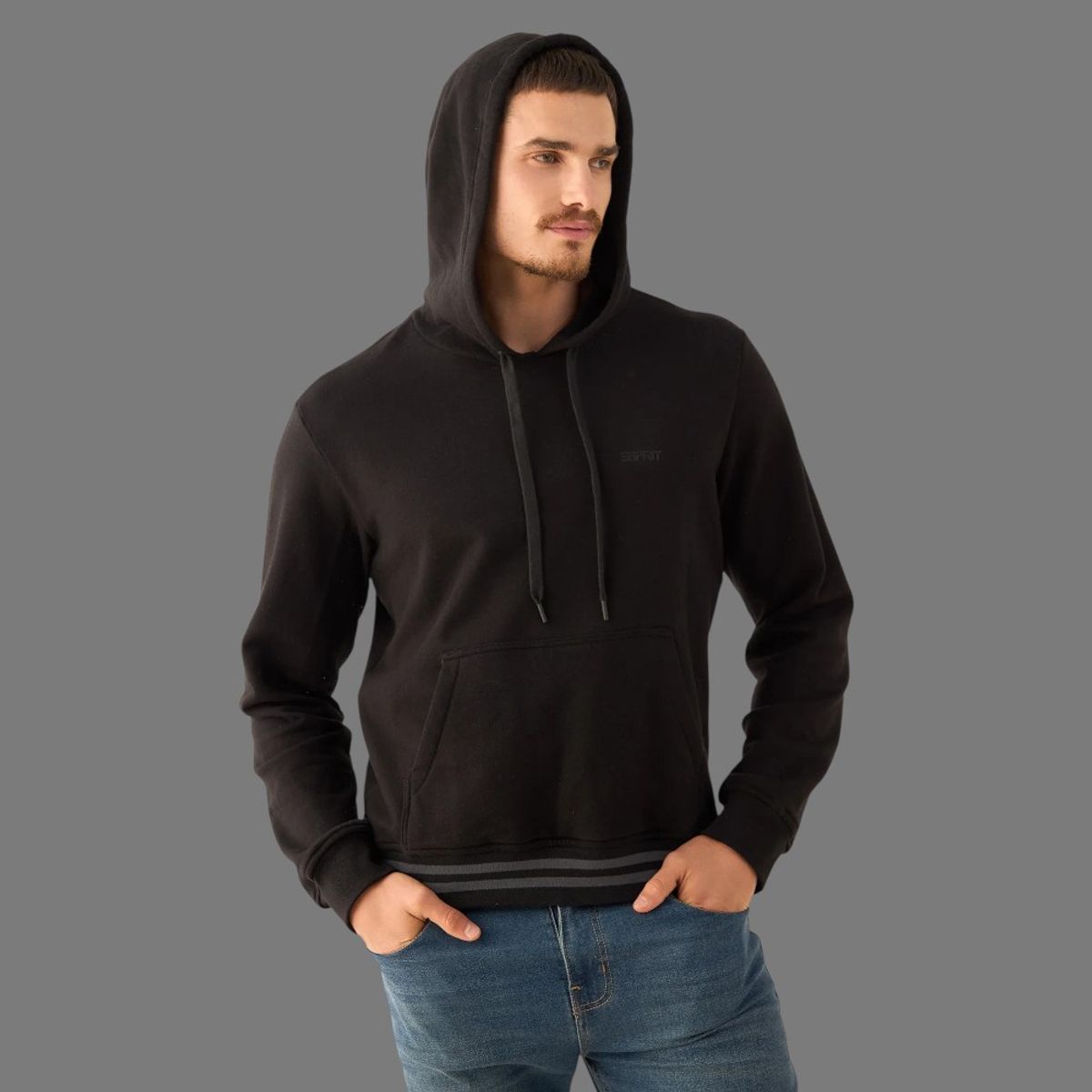 ESPRIT - Esprit Sudadera para Hombre con Capucha