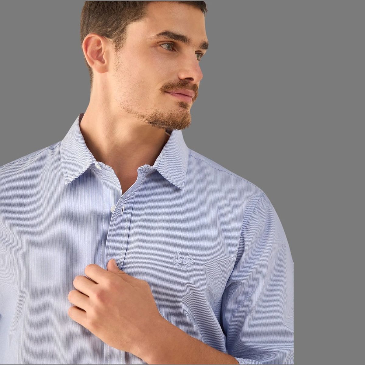 ESPRIT - Esprit Camisa para Hombre Diseño Rayado Premium