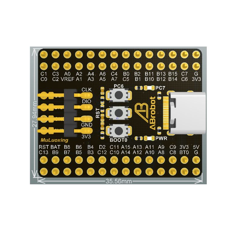 GENERICO - Tarjeta Desarrollo STM32F401RET6 Mini Arm 32bit Cortex Ch340