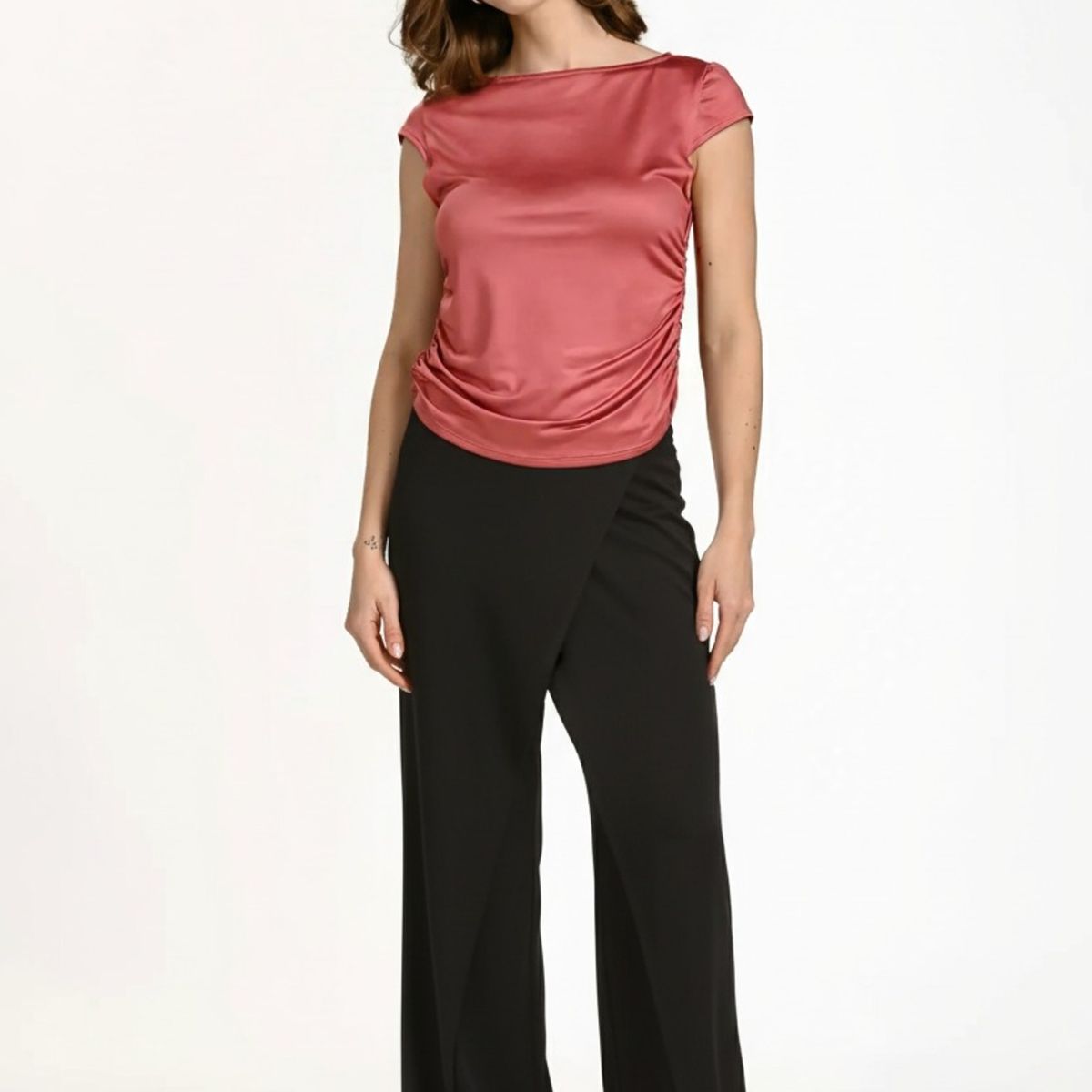 BELIFE - Pantalón negro para mujer