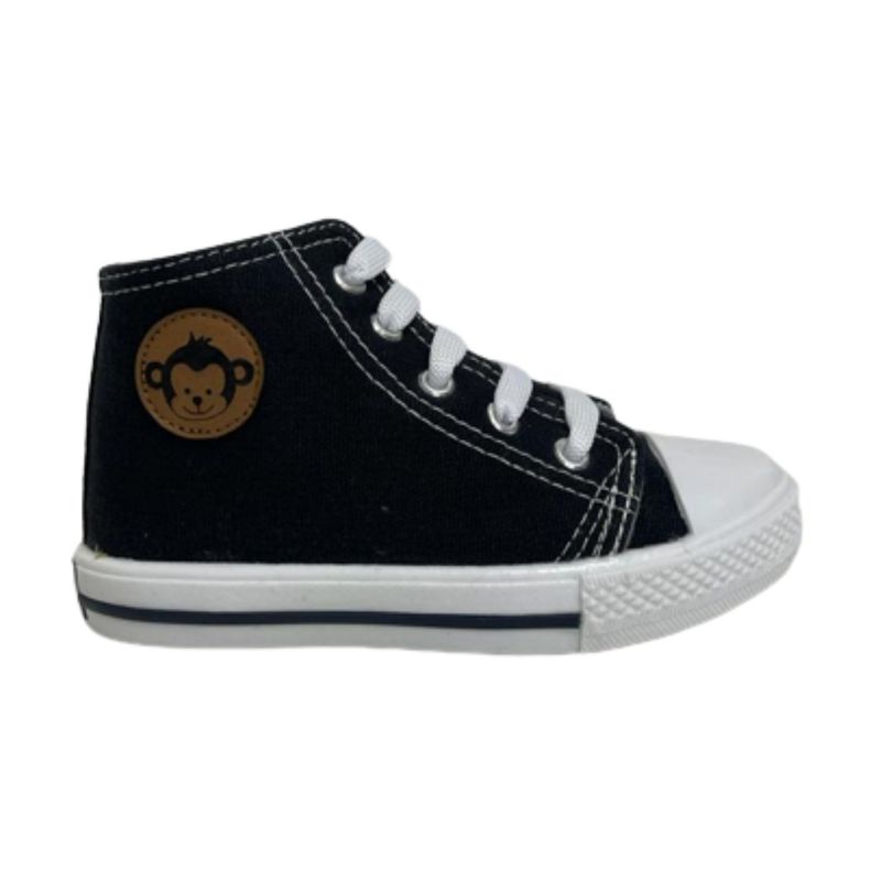 PUNKY KIDS - Tenis con bota para niñoniña negro