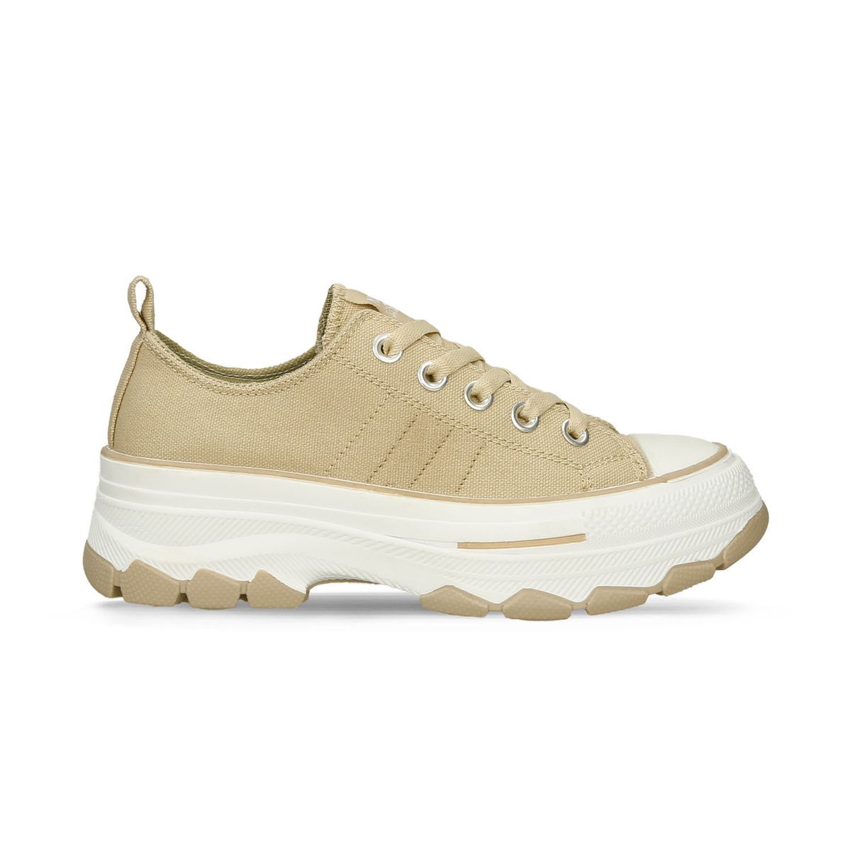 NORTH STAR - Tenis Para Mujer North Star Beige Isla Hare Canvas
