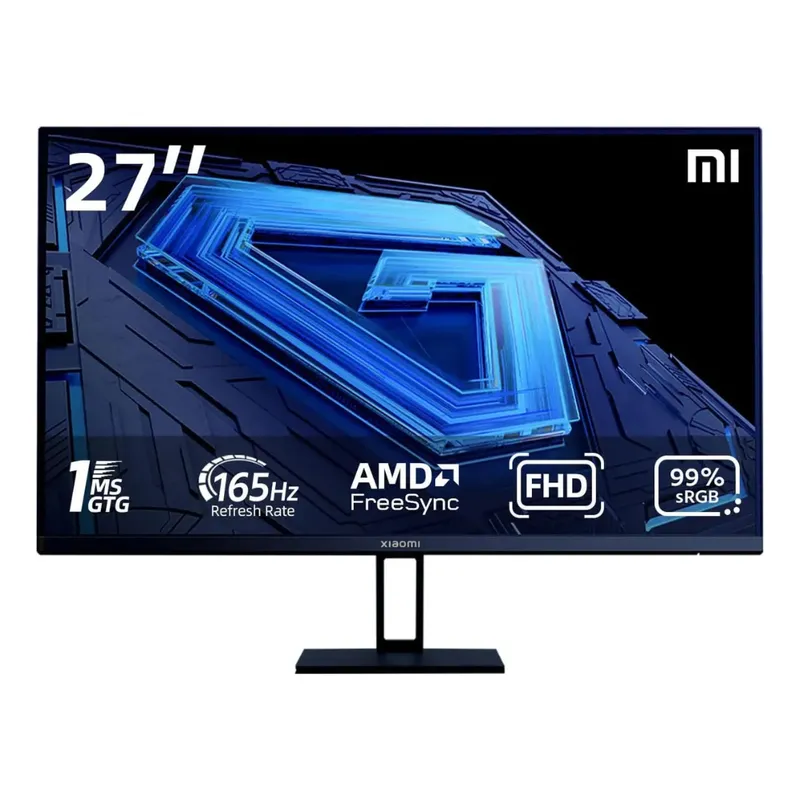 XIAOMI - Monitor Gamer G27i 27 Full HD 165Hz 1ms FreeSync  G-Sync Compatible
