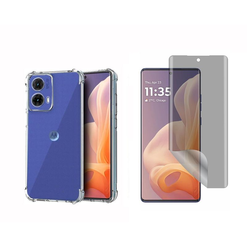 GENERICO - Funda Airbag Antichoque + Antiespia Para  Motorola Moto G85