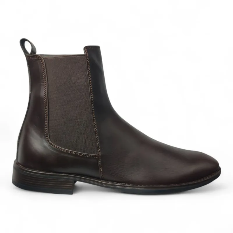 CALZADO CON ALTURA MONSERRATE - Botas en CUERO para hombre marca Monserrate Ref Fontanar color cafe