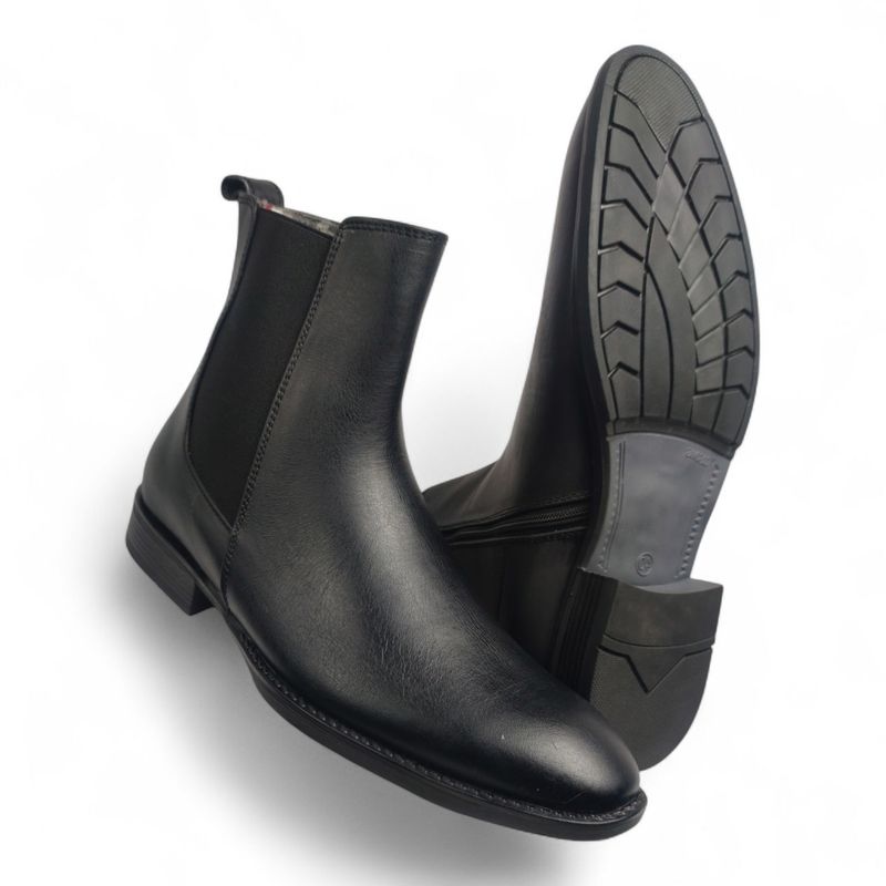 CALZADO CON ALTURA MONSERRATE - Botas en CUERO para hombre marca Monserrate Ref Fontanar negro