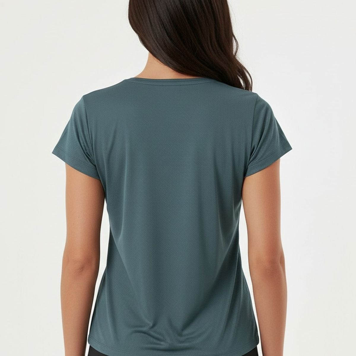 BELIFE - Camiseta deportiva verde manga corta