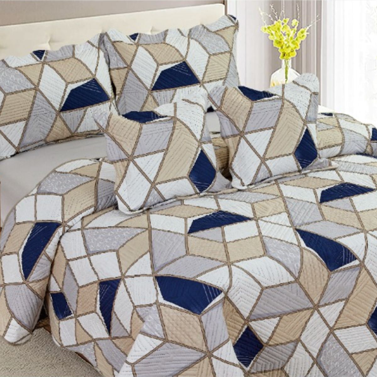 MAJESTIC IMPERIAL - Cubrecama (edredón) Para Cama Doble (140), Majestic 5 Piezas