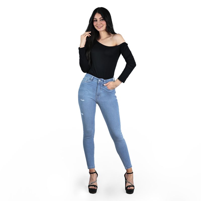 ZOE COMPANY - Jean Dama Skinny Oro Rosa B6162 Zoe Company