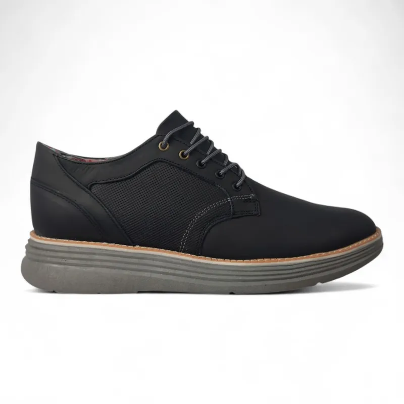 CALZADO CON ALTURA MONSERRATE - Zapatos en CUERO para hombre marca Monserrate Ref Tucán color Negro