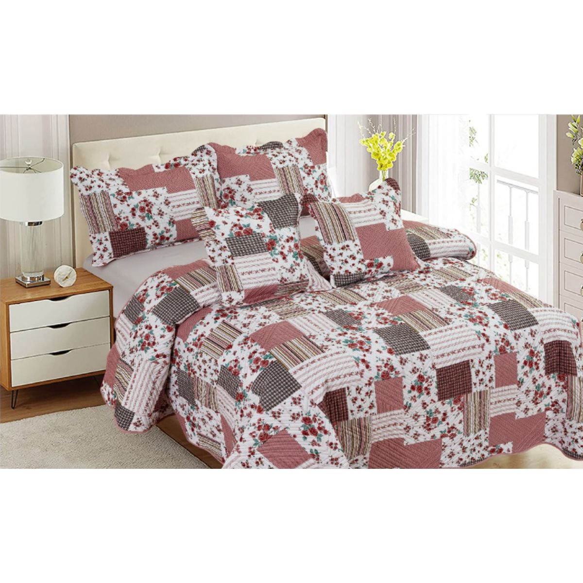 MAJESTIC IMPERIAL - Cubrecama (edredón) Para Cama Doble (140), Majestic 5 Piezas