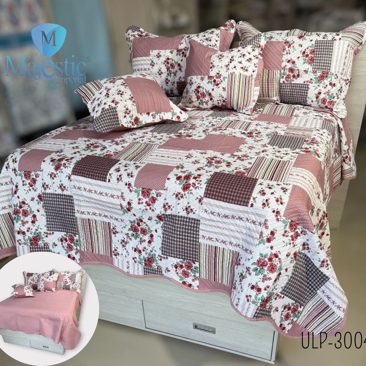 MAJESTIC IMPERIAL - Cubrecama (edredón) Para Cama Doble (140), Majestic 5 Piezas