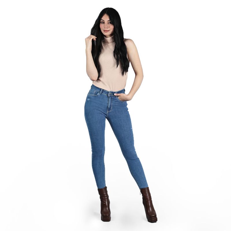 ZOE COMPANY - Jean Dama Skinny Oro Rosa B6191 Zoe Company