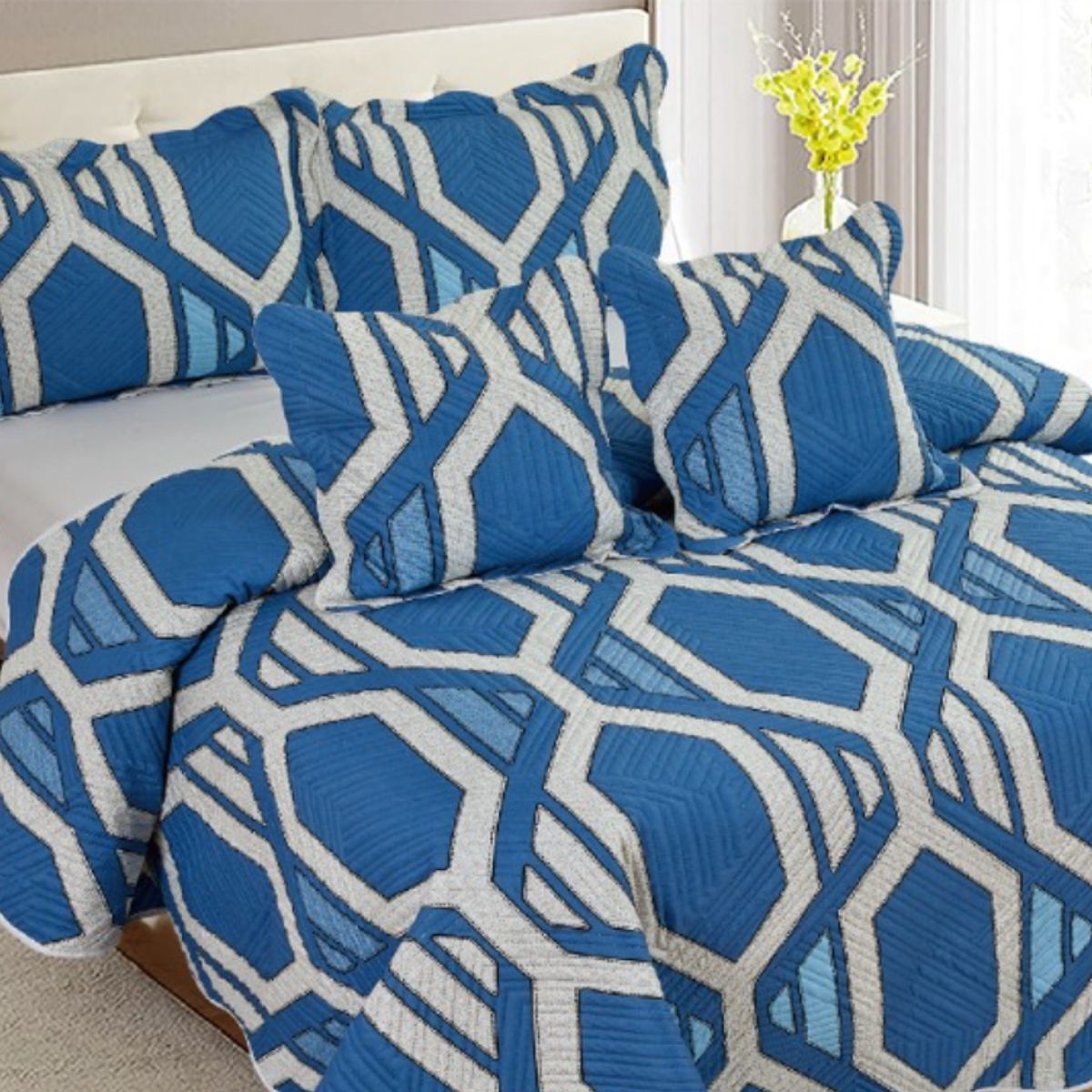 MAJESTIC IMPERIAL - Cubrecama (edredón) Para Cama Doble (140), Majestic 5 Piezas