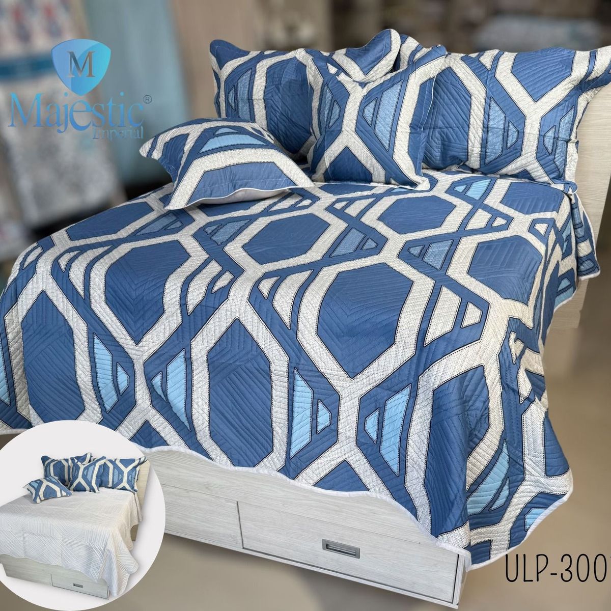 MAJESTIC IMPERIAL - Cubrecama (edredón) Para Cama Doble (140), Majestic 5 Piezas