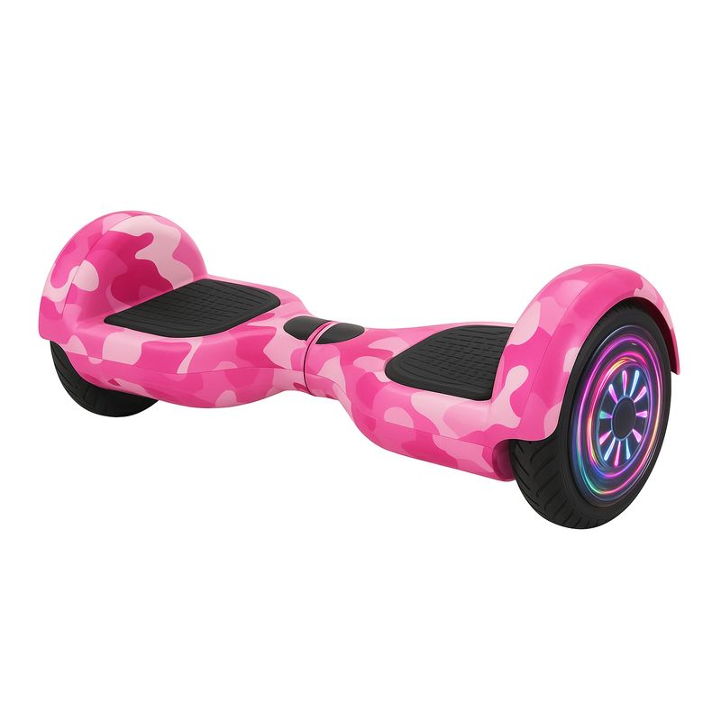 GENERICO - Malumeta Scooter Eléctrica Bluetooth 6.5 Pulgadas Rosa