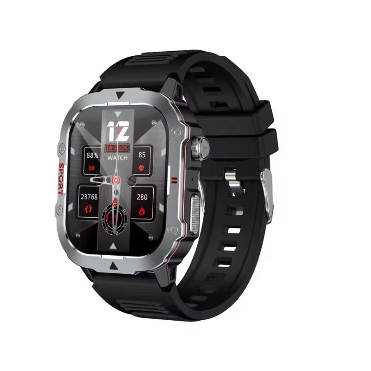 GENERICO - Reloj Inteligente C30 Pro Militar Para Hombres Impermeable Deportes