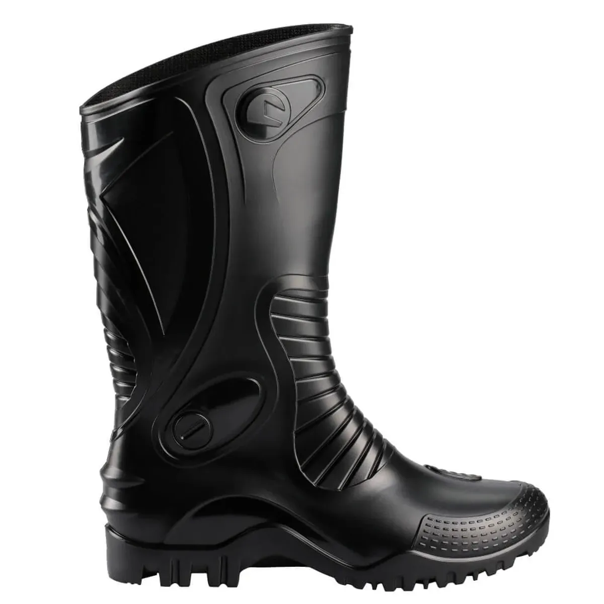 IDECAL - Botas de Lluvia Dakar color Negro Para Motociclistas