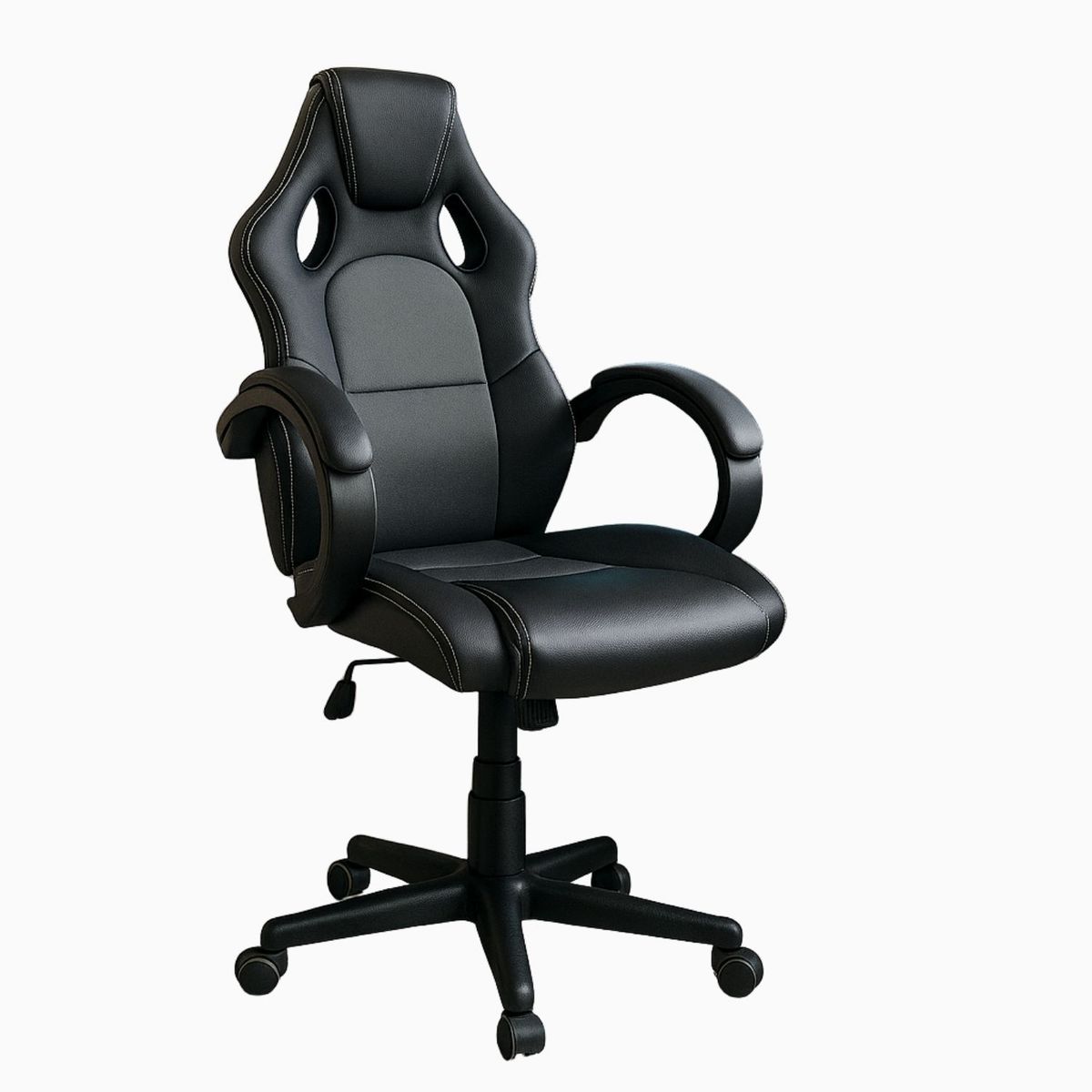 ENTRE NOS HOME - Silla Gamer Shadow Ergonómica en Ecocuero Negro