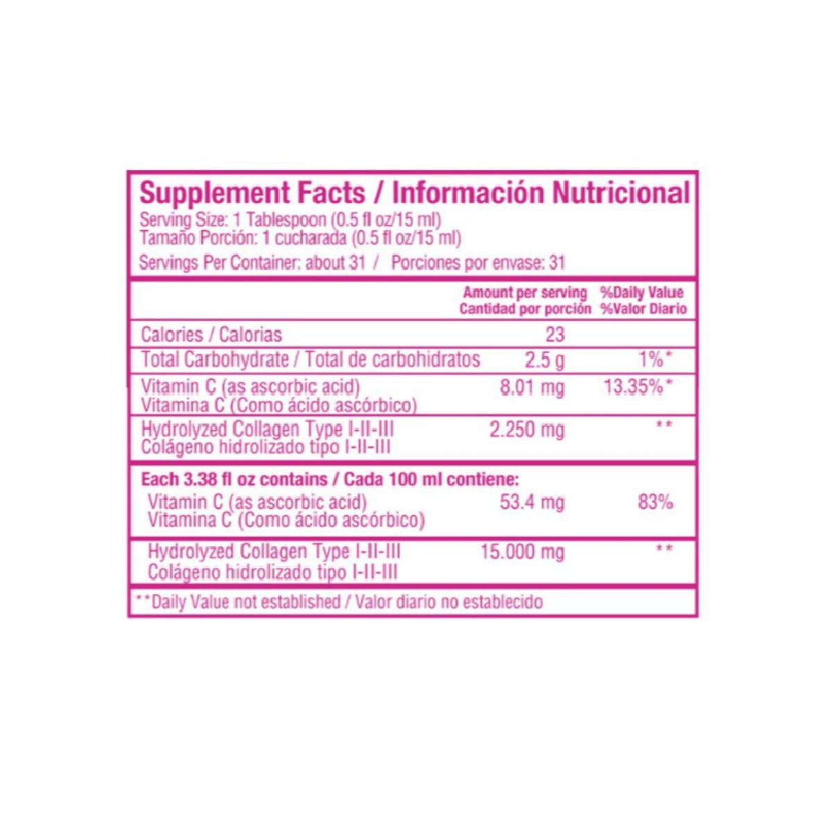 HEALTHY AMERICA - SUPLEMENTO LIQUIDO COLAGENO + VITAMINA C X 473 ML.
